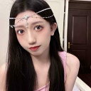 ヘッド ドレス ボヘミアン エキゾチック フェアリー レトロ ヘア アクセサリー レディース 花嫁 額 チェーン エスニック 頭飾り セット