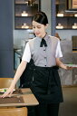 ユニフォーム 制服 作業着 おしゃれ ファッション 業務 ケータリング ホテル レディース 半袖 シャツ 洋食 カフェ ウェイター 夏 大きめサイズ メンズ
