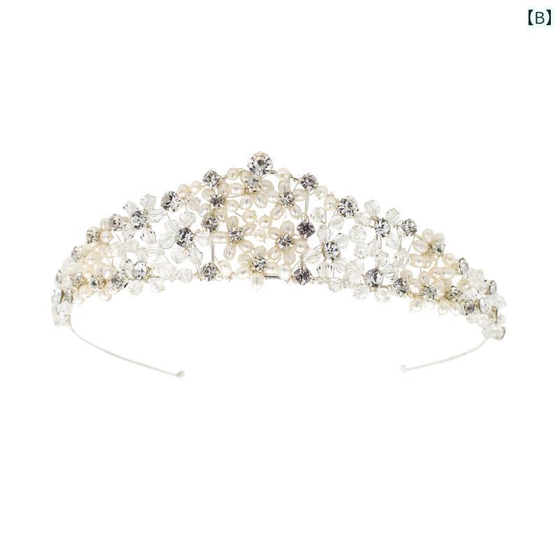 ティアラ レディース ヘアアクセサリー 韓国 かわいい きれい 華やか 豪華感 上品 パーティー 結婚式 ブライダル セレモニー 祝賀 フォーマル イベント 誕生日 撮影 ステージ 衣装 映え