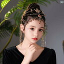 女の子 エキゾチック ヘアアクセサリー クラウン ネックレス エレガント イベント イヤリング セット 子供 レトロ 衣装 漢服 写真撮影 レディース