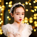 ドレスアップ 子供 花冠 カチューシャ ブレスレット フラワー コスチューム セット フェアリー プリンセス 女の子 誕生日 パフォーマンス アクセサリー