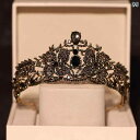 ティアラ ネックレス イヤリング セット アクセサリー エレガント 花 モチーフ プリンセス 誕生日 レトロ パーティー