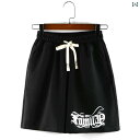 レディース 夏 カジュアルハーフパンツ スポーティ ハイウエスト ヒップホップ ストリート ワイド 動きやい おしゃれ 快適 スポーツ トレーニング レジャー アウトドア フィットネス