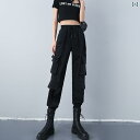 レディース 夏 ジョガーパンツ ロング マルチポケット 薄手 スリムフィット ストリート KPOP アクティブ カーゴ 軽量 おしゃれ かわいい トレーニング スポーツ レジャー アウトドア ダンス