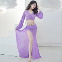 セットアップ 新 ベリーダンス 練習 フレンチコート スカート 練習 服 セクシー メッシュ オリエンタル ダンス クラス 服
