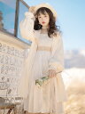 漢服 民族衣装 ドレス レディース 2点セット ワンピース レース フレアスカート コート 春 かわいい