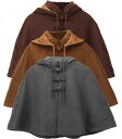 マントコート 瞑想 僧侶服 マント メンズ 冬 観音 菩薩 マント フリース 僧侶 ショート ポンチョ 暖かい