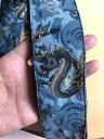 DRAGON メンズ ギターストラップ ショルダーストラップ エレキギターストラップ ギターベルト