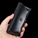 黒 スナップ ボタン ポータブル レザー フリップ トップ ボックス パイプ アクセサリー 収納 パイプ メンズ タバコ パイプ