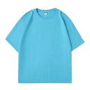 メンズ レディース アメリカン レトロ 半袖 Tシャツ 無地 五分袖 ボトム シャツ カジュアル ラウンドネック トップス
