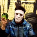 ハロウィン ヒップ ホップ メカニカル ダンス ホワイト フルフェイスマスク メンズ マスカレード マスク 振動 保護 マスク