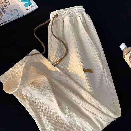カジュアル パンツ ハイウエスト 夏 スポーツ ゆったりタイプ ポケット ロング ワイドレッグパンツ ストレート ひんやり 涼しい 快適 ズボン カジュアル パンツ ハイウエスト 夏 スポーツ ゆったりタイプ ポケット ロング ワイドレッグパンツ ストレート ひんやり 涼しい 快適 ズボン