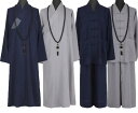 僧侶服 修行服 仏教 トップス ジャケット セットアップ コスプレ ガウン 衣装 セット 仮装 ズボン 変装 僧侶風