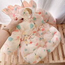 ベビー服 コート ジャケット フード キルティング 暖かい 女児 秋冬 かわいい キュート ギフト ベビー品 子供服