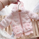 ベビー服 コート ジャケット フード ダウン 厚手 暖かい 女児 秋冬 かわいい キュート ギフト ベビー品 子供服