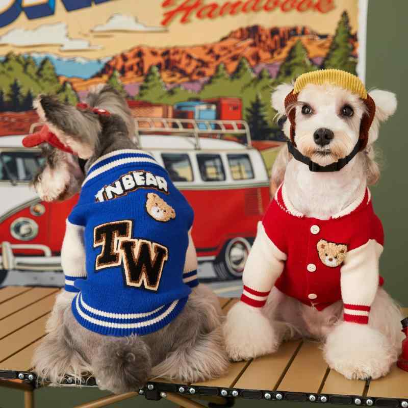 ドッグ ウェア ペット服 犬 猫 小型犬 チワワ ビション テディ ポメラニアン 服 秋冬 セーター ニット カーディガン かわいい カジュアル 暖かい ウール
