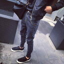 メンズ ジーンズ クロップドパンツ 秋冬 スリムフィット カジュアル ズボン