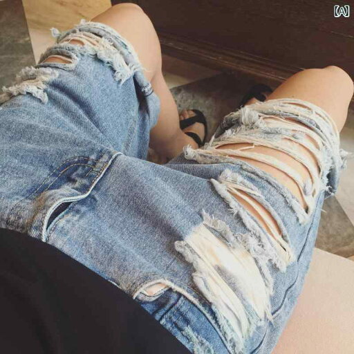 デニム ショートパンツ メンズ 夏 メンズ 細身 短パン 個性 ダメージ加工 デニム ショートパンツ メンズ 夏 メンズ 細身 短パン 個性 ダメージ加工