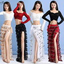 ベリーダンス オリエンタル レディース ドレス スパンコール キラキラ セクシー ステージ衣装 エレガント 綺麗 長袖