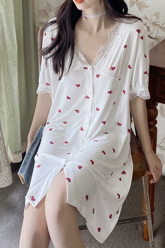 ネグリジェ パジャマ レディース かわいい 夏 甘くて 素敵 ピーチ ハート 半袖 寝間着 レディース 夏 薄手 モーダル い 風 カーディガン リラックス ウェア ネグリジェ パジャマ レディース かわいい 夏 甘くて 素敵 ピーチ ハート 半袖 寝間着 レディース 夏 薄手 モーダル い 風 カーディガン リラックス ウェア