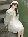 ドレス レディース フルセット ワンピース ボレロ レース フレアスカート フリル かわいい