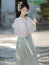 漢服 民族衣装 ドレス レディース 中国風 衣装 フルセット グリーン ブルー レース エレガント