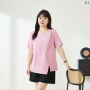 ぽっちゃり 女の子 Tシャツ 半袖 夏 大きめサイズ カジュアル 通学 レジャー ホームウェア トップス レディース