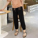 レディース 夏 カジュアルパンツ ロング 大きめ ぽっちゃり かわいい おしゃれ 細見え 脚長 ハイウエスト アップ 快適コーデ 快適 レジャー アウトドア 女子会 旅行