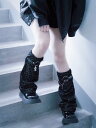 レッグウォーマー レディース 女の子 アクセサリー ソックス ヒョウ柄 ダーク ユニーク レトロ 個性 ストリート パンク カジュアル サブカル