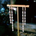 アクセサリー ピアス 耳飾り 小顔見え 上品 ロング ロング しゃらしゃら アシメ ブライダル 韓国 レディース パーティー 普段着 ユニセックス