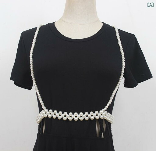 トップス ファッション アクセサリー ジュエリー 豪華高 パール キャミソール 手織り ネット アウターウェア ブラジャー ベスト トップス ファッション アクセサリー ジュエリー 豪華高 パール キャミソール 手織り ネット アウターウェア ブラジャー ベスト
