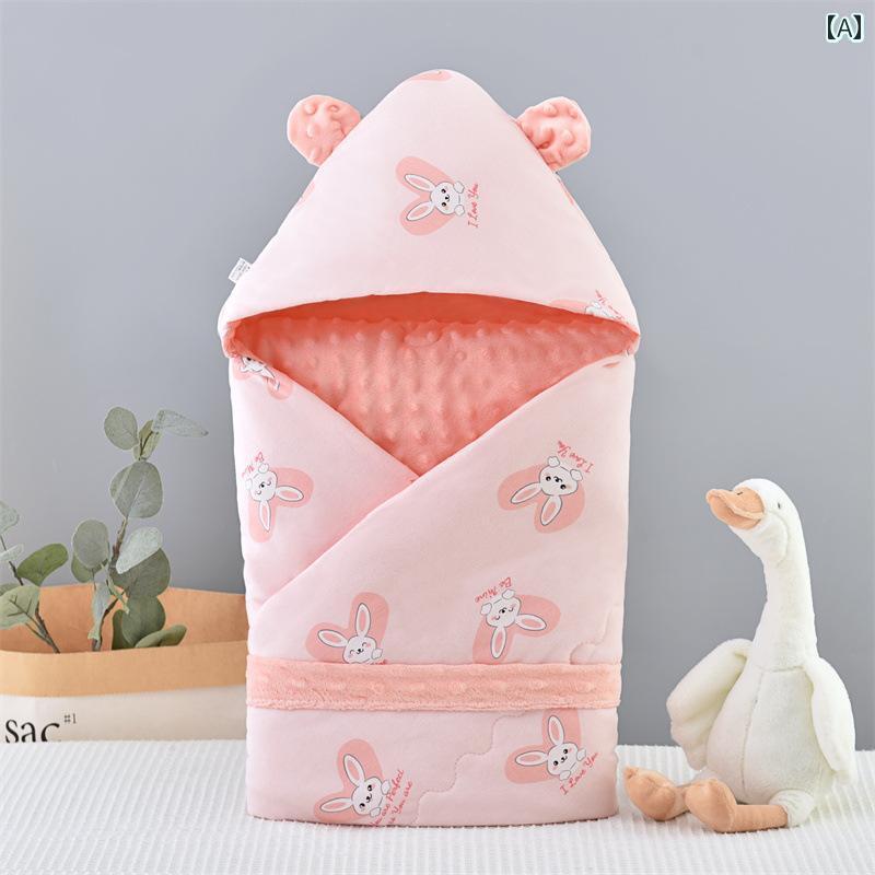 ベビーグッズ 赤ちゃん品 乳児 新生児 おくるみ 春秋冬 かわいい 柄 普段使い生活 心地 ブランケット