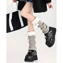 かわいい ロリータ レッグセット 秋冬 ウール 暖かい ウール ボール ソックスセット jk レトロ パイルソックス レディース