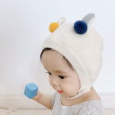 新生児 帽子 3から10ヶ月 ベビー プルオーバー 秋冬 耳 帽子 幼児 胎児 かわいい メンズ レディース兼