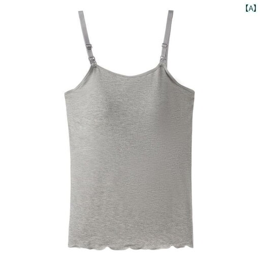 キャミソール型 授乳ブラ 母乳育児 下着不要 胸パッド ブラ 下着 ベスト スリング 一体型 産後 授乳中 妊婦 モーダル ベース レイヤー 秋冬 キャミソール型 授乳ブラ 母乳育児 下着不要 胸パッド ブラ 下着 ベスト スリング 一体型 産後 授乳中 妊婦 モーダル ベース レイヤー 秋冬