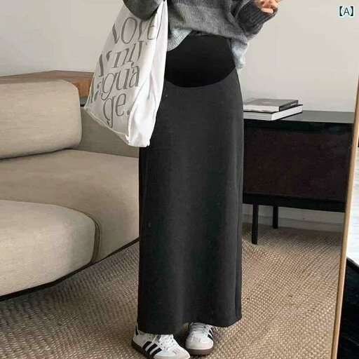 マタニティ スカート 秋冬 アウター ウール ロング スカート ハイウエスト 着痩せ お腹 サポート お尻 ストレート aライン ロング 妊婦 ファッション レディース マタニティ スカート 秋冬 アウター ウール ロング スカート ハイウエスト 着痩せ お腹 サポート お尻 ストレート aライン ロング 妊婦 ファッション レディース