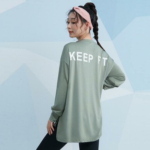 レディース 秋冬 フィットネスウェア ヨガウェア 長袖 プリント ランニング スポーツ トップス Tシャツ レディース 秋冬 フィットネスウェア ヨガウェア 長袖 プリント ランニング スポーツ トップス Tシャツ