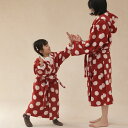 バスローブ キッズ 子供 メンズ レディース バスタオル マント 秋冬 綿 水泳 吸収性 厚手 水玉 ドット かわいい おしゃれ