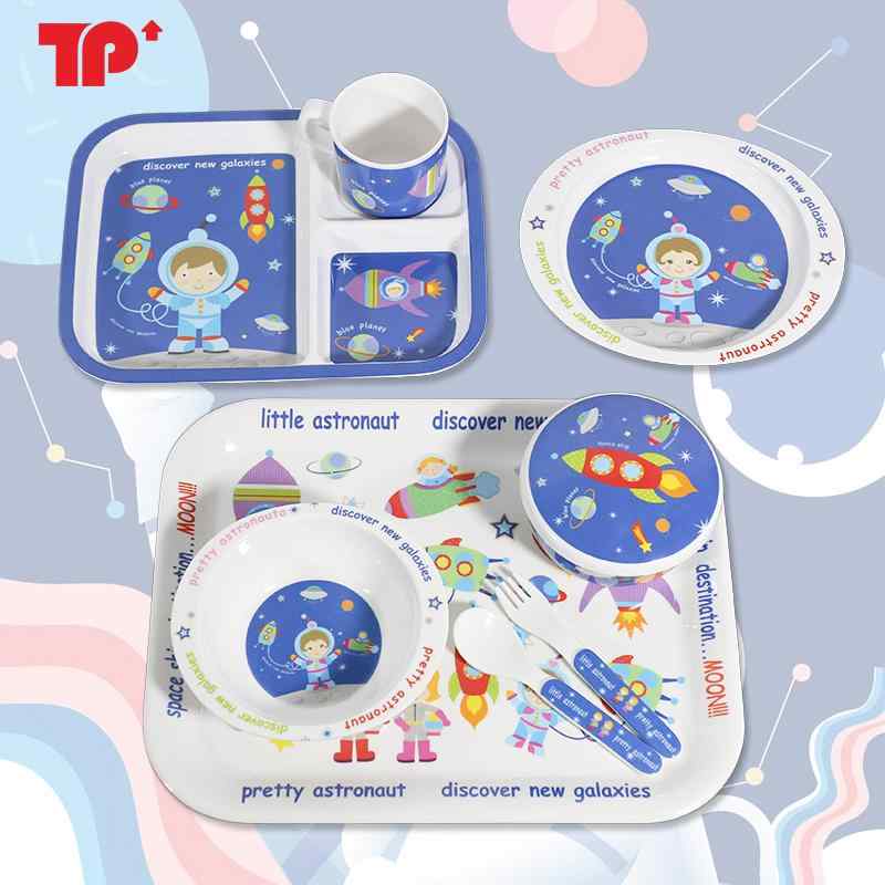 食器 キッズ 子供 栄養 補助 ボウル セパレート プレート ベビー 食事 カップ 宇宙飛行士 耐久性