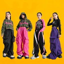 子供服 女の子 スウェット フード へそ出し パンツ コスチューム バンド ダンス ヒップホップ ストリート系 パフォーマンス 衣装 セットアップ クール かっこいい キッズ