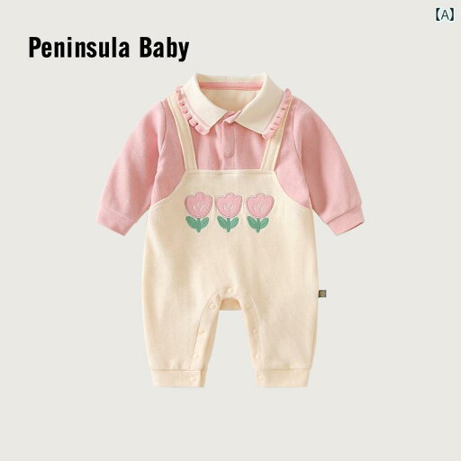 ロンパース ジャンプスーツ ワンピース 赤ちゃん品 おしゃれ かわいい 新生児 女の子 春秋 長袖 ピンク 女の子 フラワー カジュアル ロンパース ジャンプスーツ ワンピース 赤ちゃん品 おしゃれ かわいい 新生児 女の子 春秋 長袖 ピンク 女の子 フラワー カジュアル