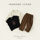 キッズファッション トップス ベスト シャツ 3点 セット ロング パンツ ズボン 長袖 ニット カジュアル 普段着 幼児 子供服 春秋