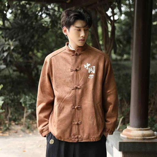 メンズ 春 チャイニーズ スエード ジャケット 大きめサイズ 中国 レトロ バックル 唐 春秋 ゆったり カフス袖 長袖 スタンドカラー アウターウェア メンズ 春 チャイニーズ スエード ジャケット 大きめサイズ 中国 レトロ バックル 唐 春秋 ゆったり カフス袖 長袖 スタンドカラー アウターウェア