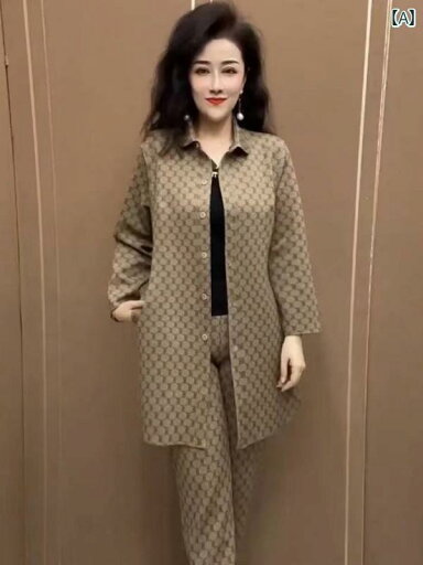 レディース ファッション マザー 春秋 長袖ジャケット シャツ ロングパンツ スーツ 細見え アップ きれいめ 上品 パーティー お呼ばれ セレモニー 会食 旅行 衣装 レディース ファッション マザー 春秋 長袖ジャケット シャツ ロングパンツ スーツ 細見え アップ きれいめ 上品 パーティー お呼ばれ セレモニー 会食 旅行 衣装