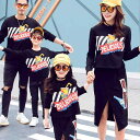 親子服 レディース メンズ 大人 キッズ 子供 赤ちゃん ベビー 親子 コーデ リゾート 旅行 家族写真 お揃い ペアルック 家族 長袖 スウェット トップス ...