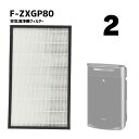 【2個】パナソニック対応 F-ZXGP80 F-ZXFD70 空気清浄 集じんフィルター 脱臭 HEPA 互換品