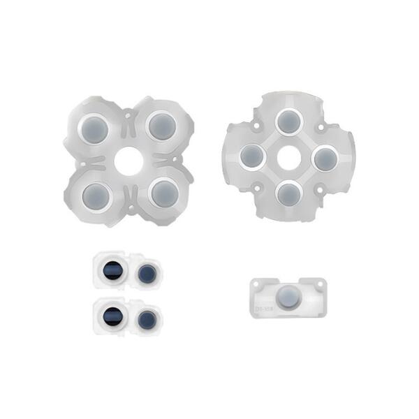 PS5対応 コントローラー用 修理パーツ 交換用 ボタン ラバーセット 修理キット プレステ5対応