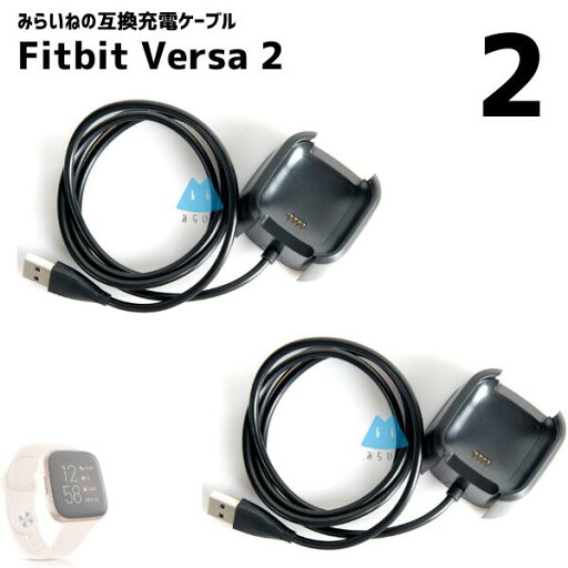 【2本】Fitbit Versa2 充電ケーブル スマートウォッチ フィットビット USB 1m 【2本】Fitbit Versa2 充電ケーブル スマートウォッチ フィットビット USB 1m