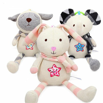 ベビー用 風鈴　ハンドベル ベビーベッドおもちゃ 赤ちゃん 0ヶ月~用 ガラガラ 1歳2歳 ベビーカー チャイルドシート かわいい はがため 新生児 出産祝い 男の子 女の子 ギフトプレゼント育児 リングラトル 布 安全の素材　出かける知育玩具 ひつじ　ウサギ　ゾウ