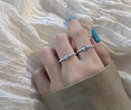 【メール便対応商品】ユニーク　おしゃれ　ハート 指輪 ゆびわ リング りんぐ金属アレルギー対応 silver925 レディース デイリー カジュアル プレゼント 女性 アクセサリー ジュエリー ギフト 　プレゼント　プロポーズ　結婚 エンゲージ シルバー 銀 S M L